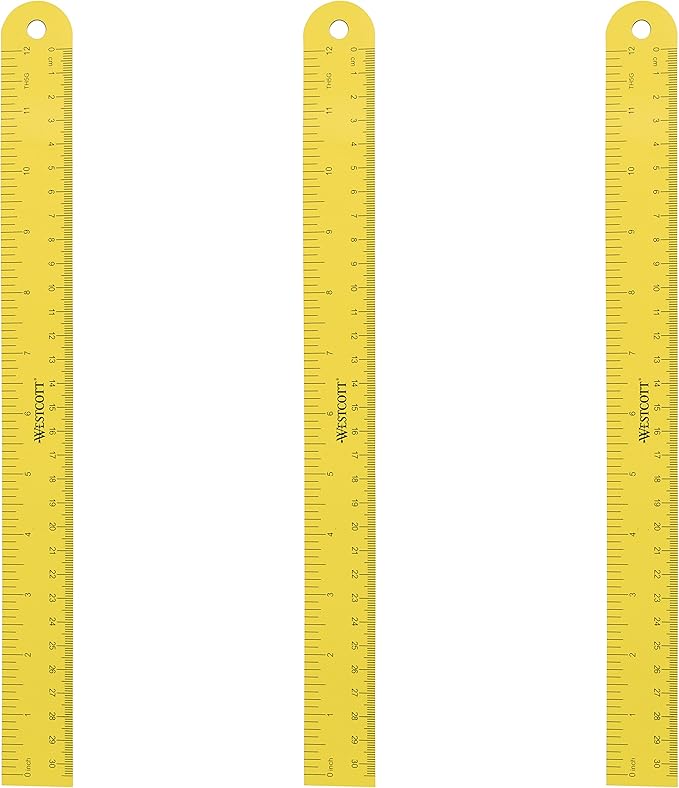 Westcott ‎12 inch Magnetic Flexible Rulers, by Westcott