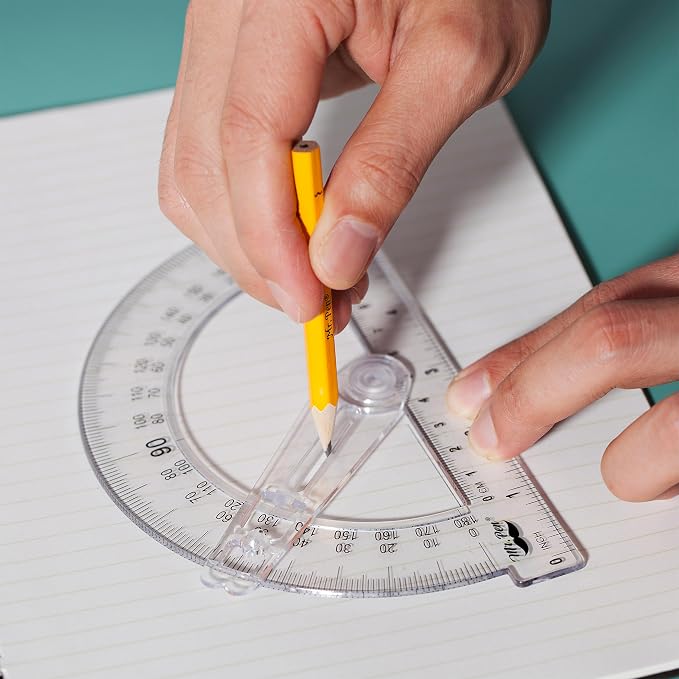 Mr. Pen- Geometry Set, 6 Inch Swing Arm Protractor, Divider | Set Squares - Image 9