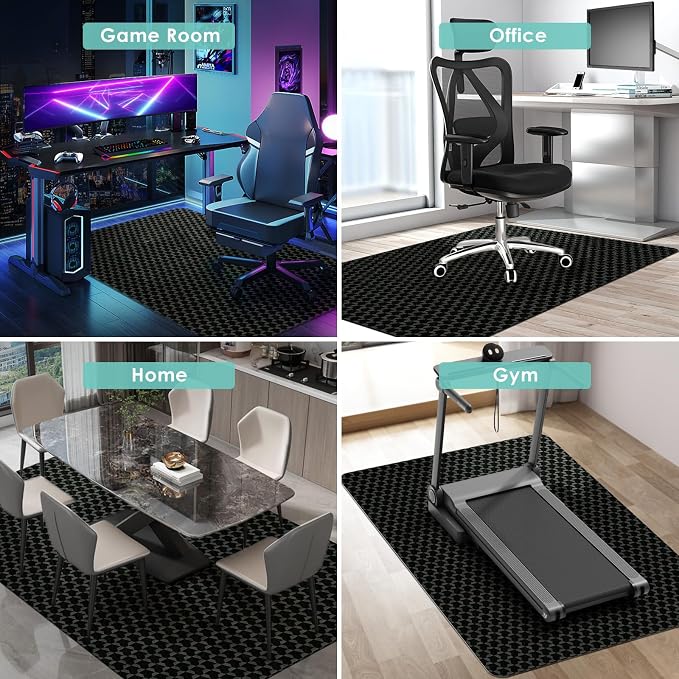 Vicwe Office Chair Mat for Hardwood Floor, Gaming Chair Mats for Hardwood - Image 6