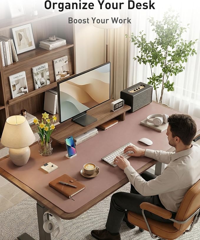 Aothia Faux Leather Desk Mat - Image 3