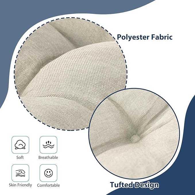 IASEAHK Chair Cushions for Dining Chairs, Seat Cushions for Kitchen Chairs - Image 3