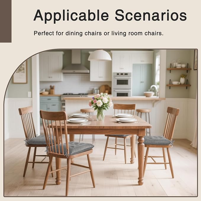 OVOV 1 Pack Chair Cushions for Dining Chairs Soft Seat Cushions for Kitchen - Image 5