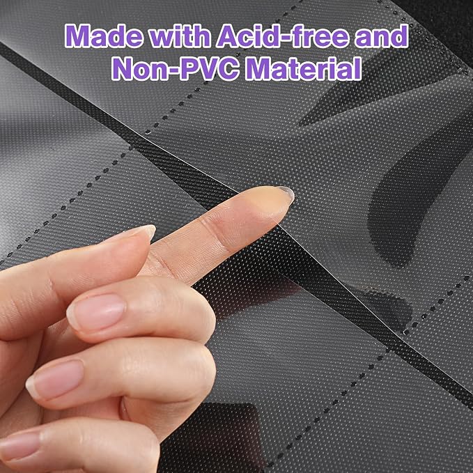 Toploader Binder, Holds 160 Toploaders, 100 Toploaders INCLUDED, 4-Pocket PU - Image 5