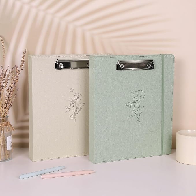 SKYDUE Clipboard Binder with Dividers, 1 Inch 3 Ring Binder with Clipboard on - Image 3