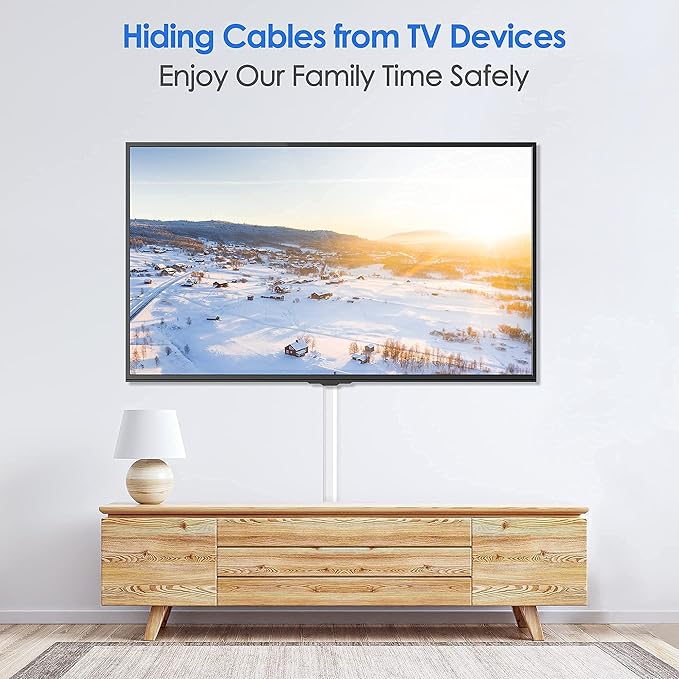 Yecaye Cord Hider, 125In Cord Covers - Image 6