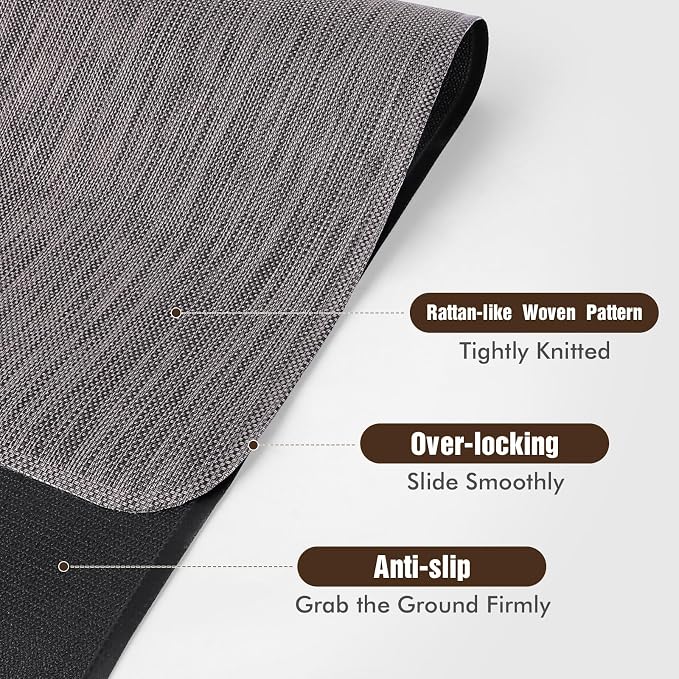 Blvornl Office Chair Mat for Hardwood Floor, Large Anti-Slip Hard Floor - Image 5