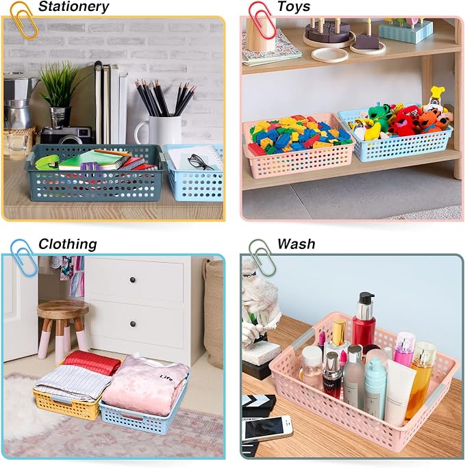 8Pcs Classroom Organization and Storage Paper Tray Holds, Fits 4A paper | Paper - Image 6