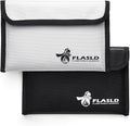 FLASLD Fireproof Money Bags, Fireproof Wallet Pouch, Small Safe Bag by FLASLD