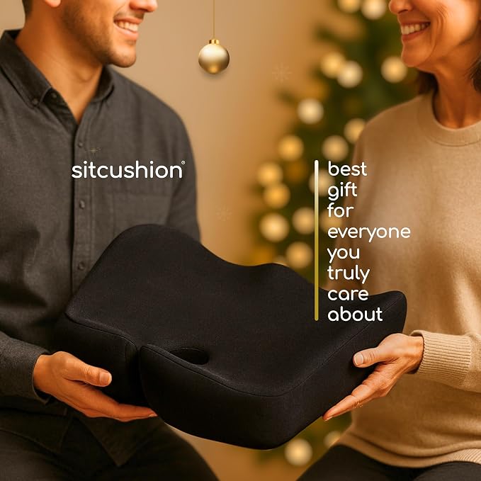 SitCushion Car Seat Cushion for Long Driving – X Large Memory Foam Seat Cushion - Image 9