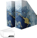 ANSSDO 6 Pack Cardboard Magazine Holder Premium Magazine File Holder Organizer by ANSSDO