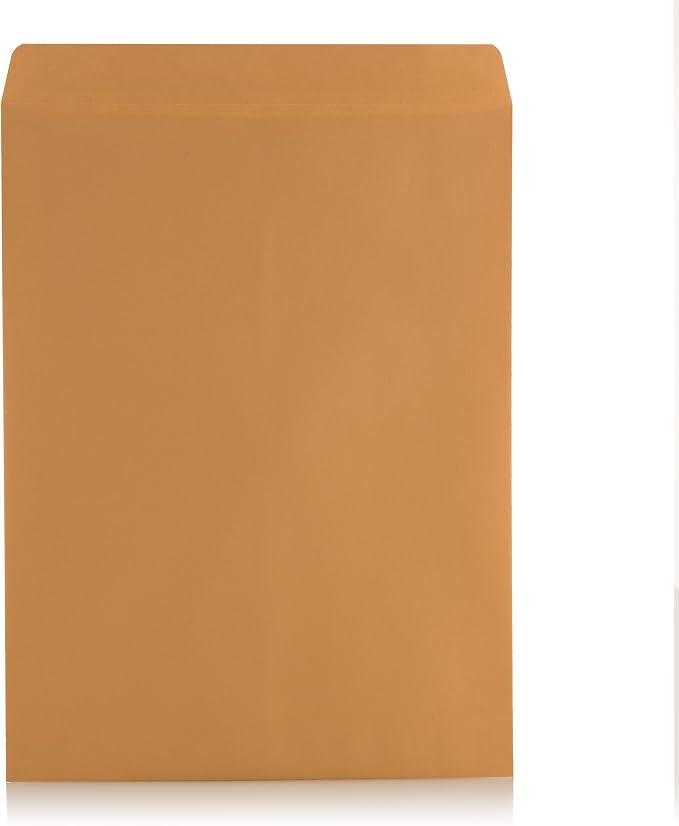 Aimoh 9 X 12 Self-Seal Brown Kraft Catalog Mailing Envelopes - 28lb - 100 Count - Image 3