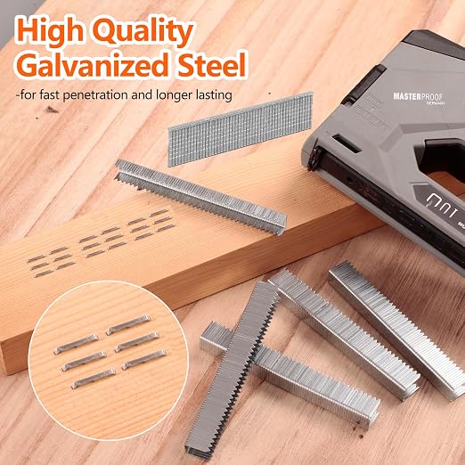 Heavy Duty T50 3/8- inch Length Staples 1580-Count, 3/8 Crown 20 Gauge Beveled - Image 4