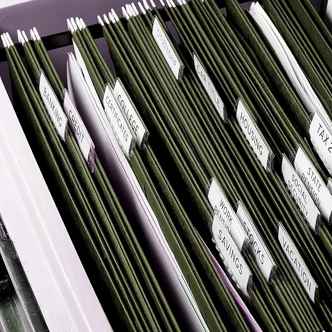 Extra Capacity Hanging File Folders, RAZCC 60 Pack Letter Size Reinforced - Image 7