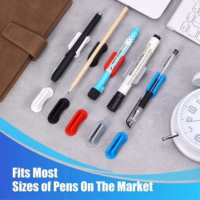 BOBOKA 20 Pack Upgraded Pencil Holder, Adhesive Pen Holder - Image 8
