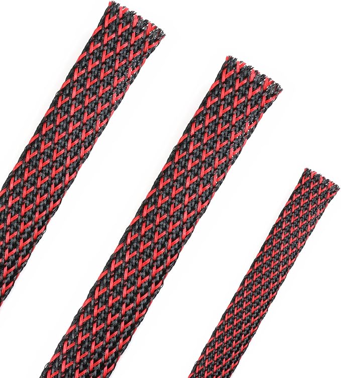 25ft PET Expandable Braided Cable Sleeve 1 inch Pet Braided Cable Sleeve by PursuingaBetterLife