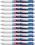 Pentel EnerGel RTX Retractable Liquid Gel Pen, Medium Line, Metal Tip, Flag by PentelofAmerica