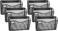 samstar 6 Pack Mesh Wall Mounted File Holder Metal Wall File Pocket Mail by Samstar