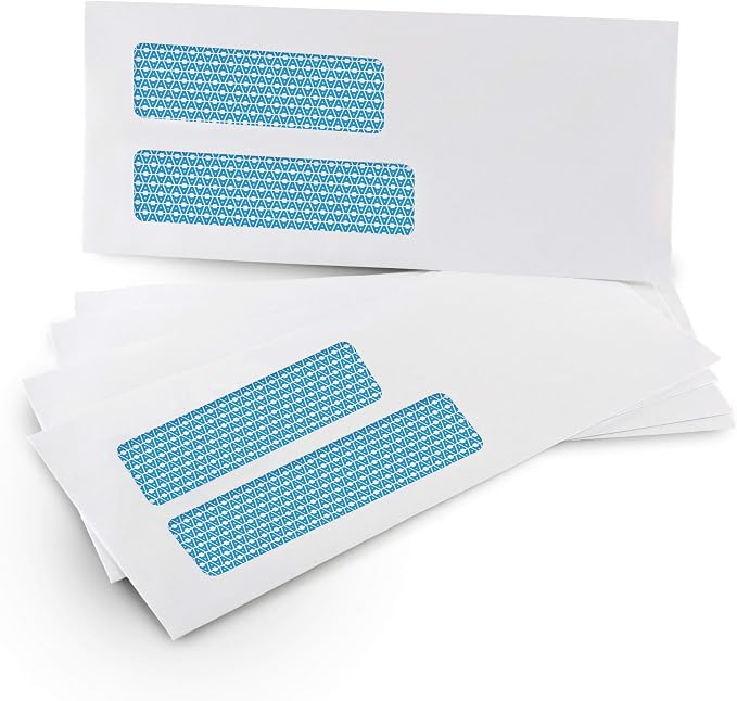 Aimoh #9 FLIP & SEAL Double Window Security Envelopes - Image 3