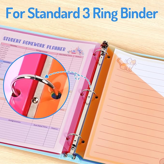Forvencer 16 Count Dividers for 3 Ring Binder, Binder Dividers - Image 6