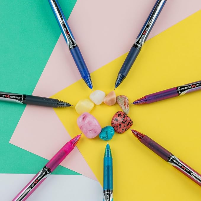 Pilot Precise V5 RT Refillable & Retractable Rollerball Pens, Extra Fine Point - Image 7