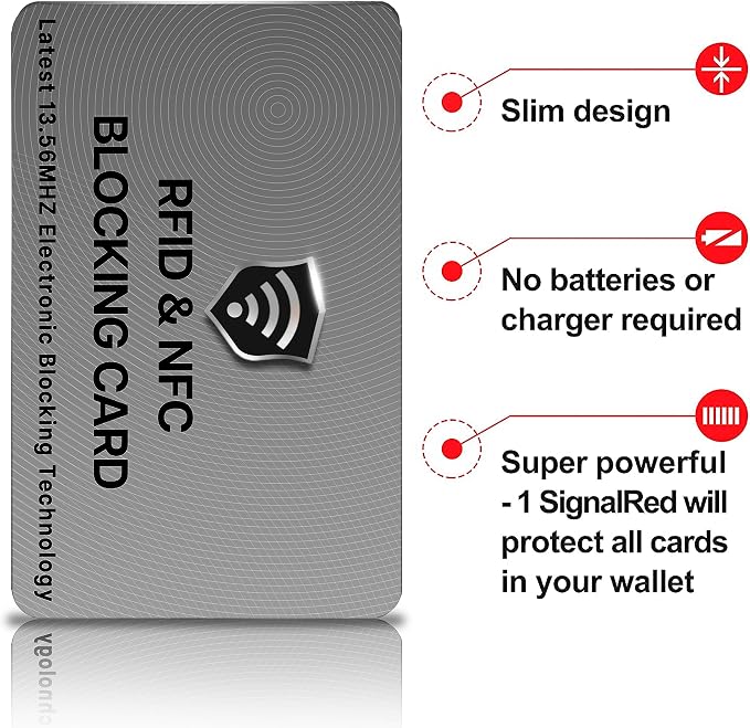 SaiTech IT 10 Pack of RFID Blocking Card, One Card Protects Entire Wallet Purse - Image 5