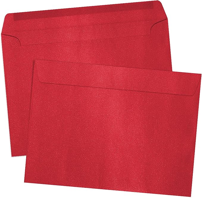 LUXPaper 9 x 12 Booklet Envelopes | Jupiter Metallic | 80lb. Text | 500 Qty - Image 3
