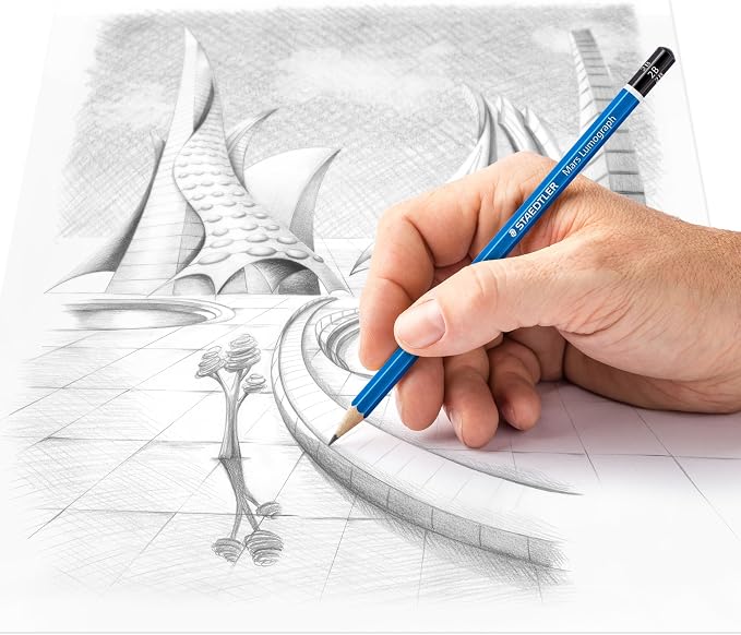 STAEDTLER Mars Lumograph 2B Graphite Art Drawing Pencil, 6 Pencils - Image 3