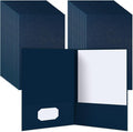 25 Pack 9" x 14.5" Legal Size Folders Linen Presentation Folders Bulk by Janlaugh