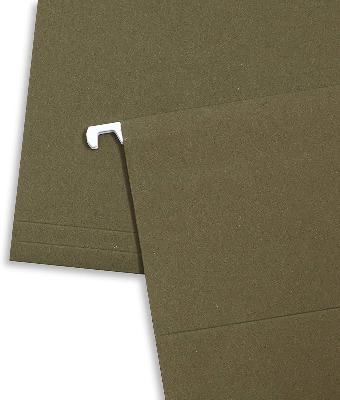 Blue Summit Supplies 50 Legal Size Hanging File Folders, 1/5 Cut Adjustable Tabs - Image 6