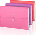 Accordion File Organizer, 7 Pocket Expanding File & Cover Folder by Enday