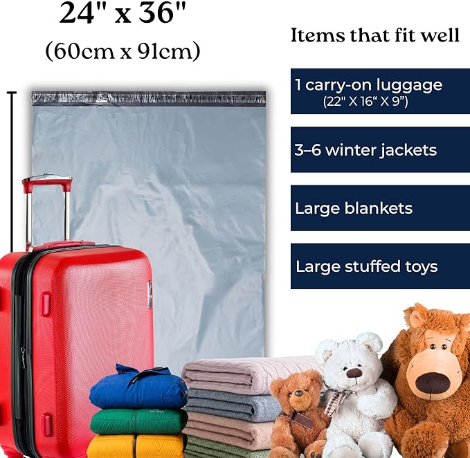Large Shipping Bags | Jumbo Poly Mailers - Image 2