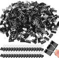 Jetec 500 Pieces Binder Clips 1.6 Inch Medium Paper Clamps Metal Paper Clips by Jetec