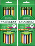 Ticonderoga® Striped Wood Pencils, 2 Soft Lead by Ticonderoga