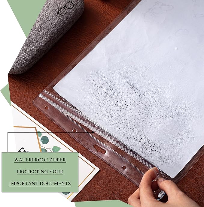 Sinload 20 Pcs Heavy Duty Sheet Protectors 8.5 x 11 Inch Job Ticket Holder - Image 3