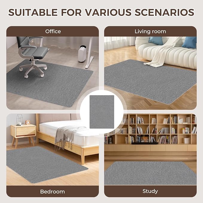 Office Chair Mat, Hard Floor Chair Mat Mat Suitable - Image 7