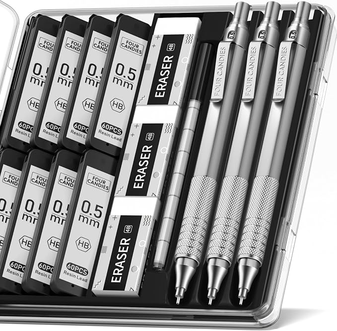 Four Candies 0.5mm Mechanical Pencil Set by FourCandies
