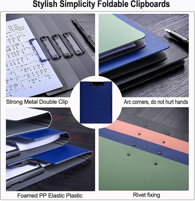 Clipboard Folder, A4 Foldable Clipboards, Office Clipboard Folder - Image 7
