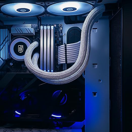 Electriduct 1.25" Hook Self Closing Sleeve Braid Wrap Around Sleeving Flame - Image 4