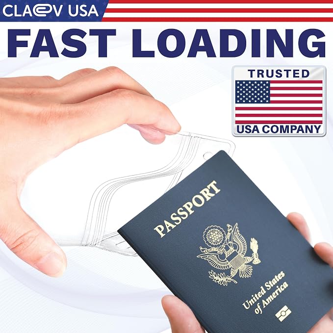 Claev Fast Seal Vertical 4x6 Passport & Card Holders, 50 Pack), Conferences - Image 7