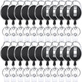 Honoson 20 Pcs Heavy Duty Retractable Badge Reels Batch ID Badge Holder by Honoson