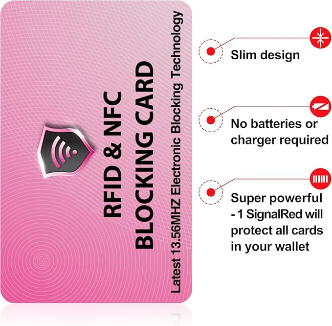 SaiTech IT 2 PK RFID Blocking Cards Protect Your Entire Wallet, and Cards from - Image 8