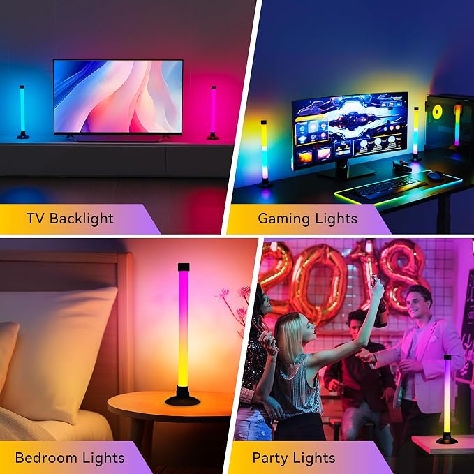Ledagic Led Light Bar with Music Sync, Color Changing TV Backlight App & Remote - Image 5