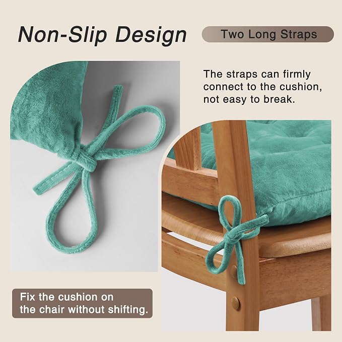 OVOV 1 Pack Chair Cushions for Dining Chairs Soft Seat Cushions for Kitchen - Image 3