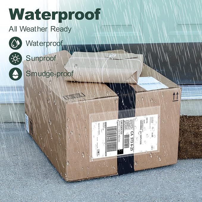 Packing List Pouches, Shipping Label Envelopes Clear Adhesive Top Loading - Image 4