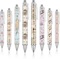 Ireer 8 Pcs Ballpoint Pens for Women 1.00 mm Cute Black Ink Pens Fine Point by Ireer
