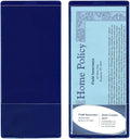 StoreSMART® - Navy Blue Plastic Policy/Lotto Ticket Holders - 500-Pack - by StoreSMART