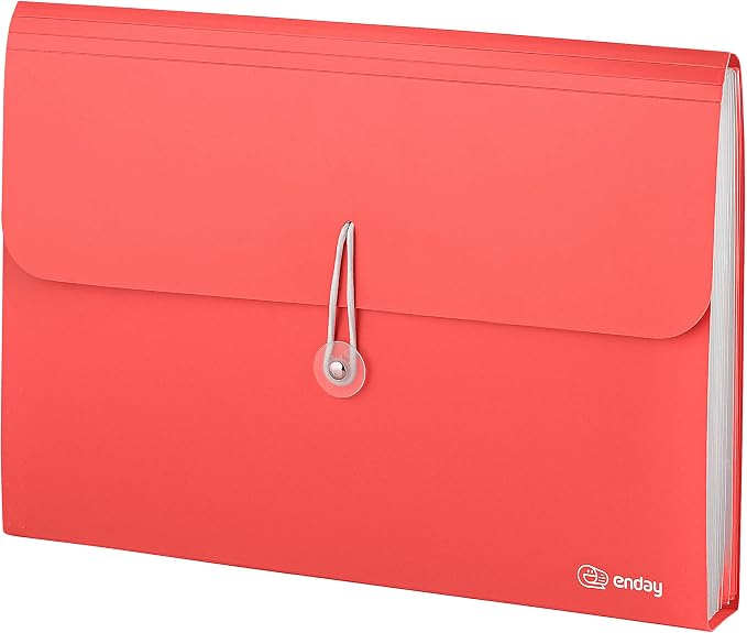 Accordion File Organizer 13 Pocket Expanding File Folder by Enday