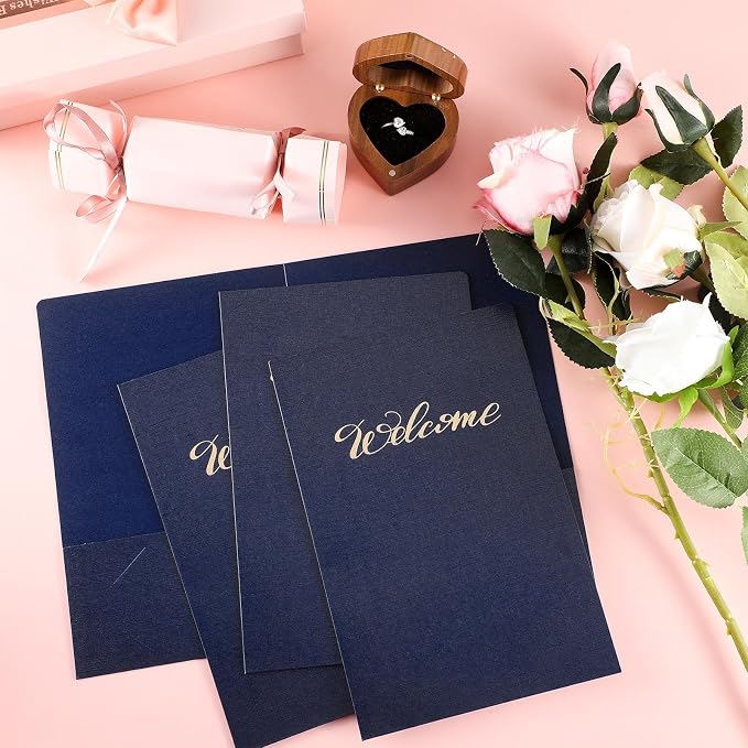 Affrolling 100 Pack 6 x 9 Inch Welcome Pocket Folders Church Visitor Welcome - Image 5
