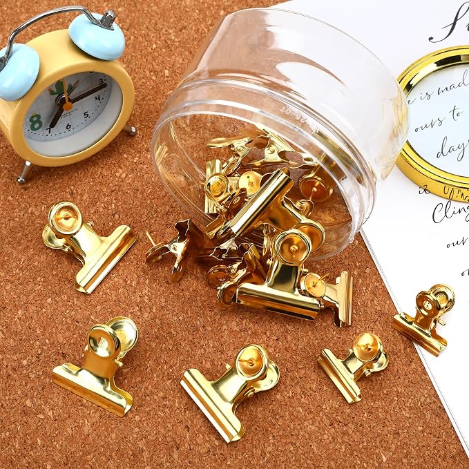 SANNIX 20 Pcs Metal Push Pin Clips 22mm - Image 3