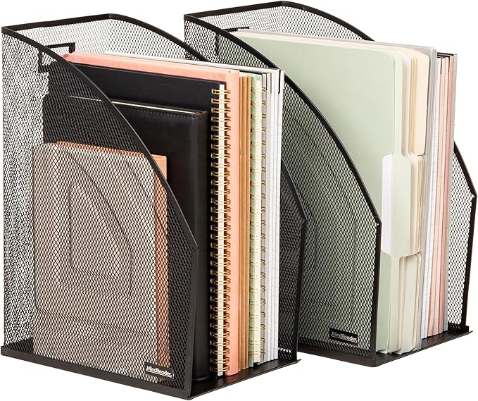 Mind Reader Vertical File Organizers, Desktop File Holders by MindReader